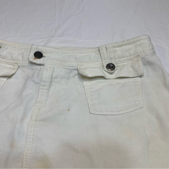 Patagonia Corduroy White Very Stained Skirt Womens 10 - Picture 4 of 10